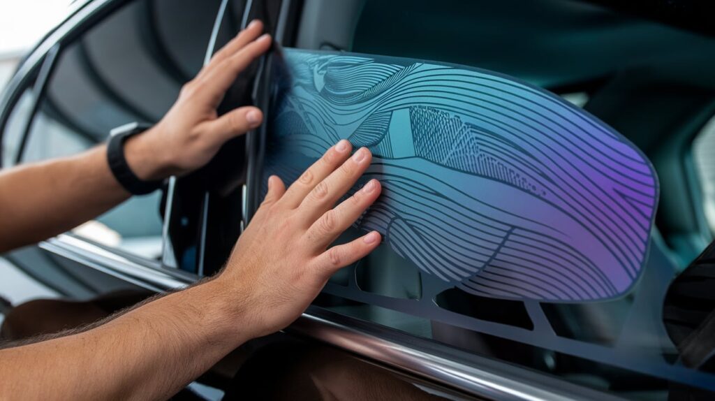 professional car tinting installation